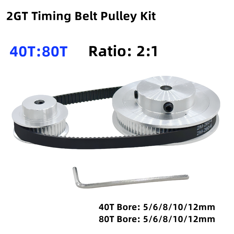 Gt2 Belt - Zestaw koła pasowego rozrządu 2GT 2M