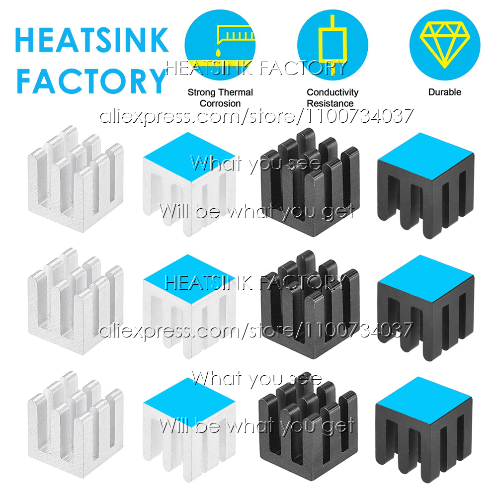 Aluminium Extrusion - 10x10x10mm Radiator aluminiowy chłodnica chłodnicy chłodnicy