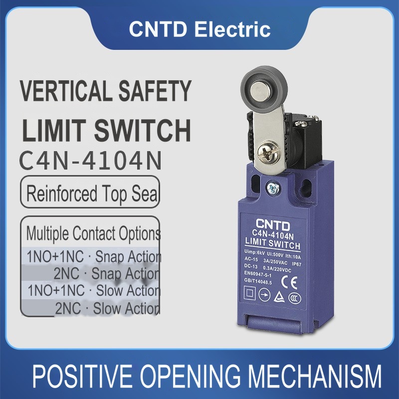 Limit Switch - CNTD C4N-4104N – pionowy wyłącznik bezpieczeństwa