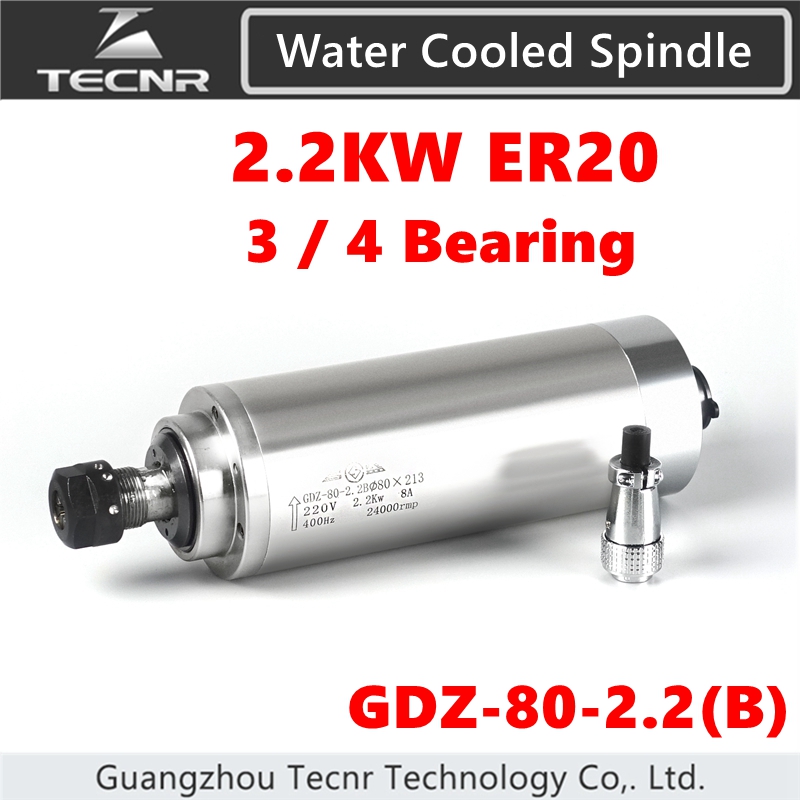 Water Cooled Spindle - Silnik wrzeciona chłodzony wodą 2.2KW ER20