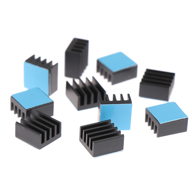 Aluminium Extrusion - 10 szt. Radiator aluminiowy 8,8*8,8*5 mm