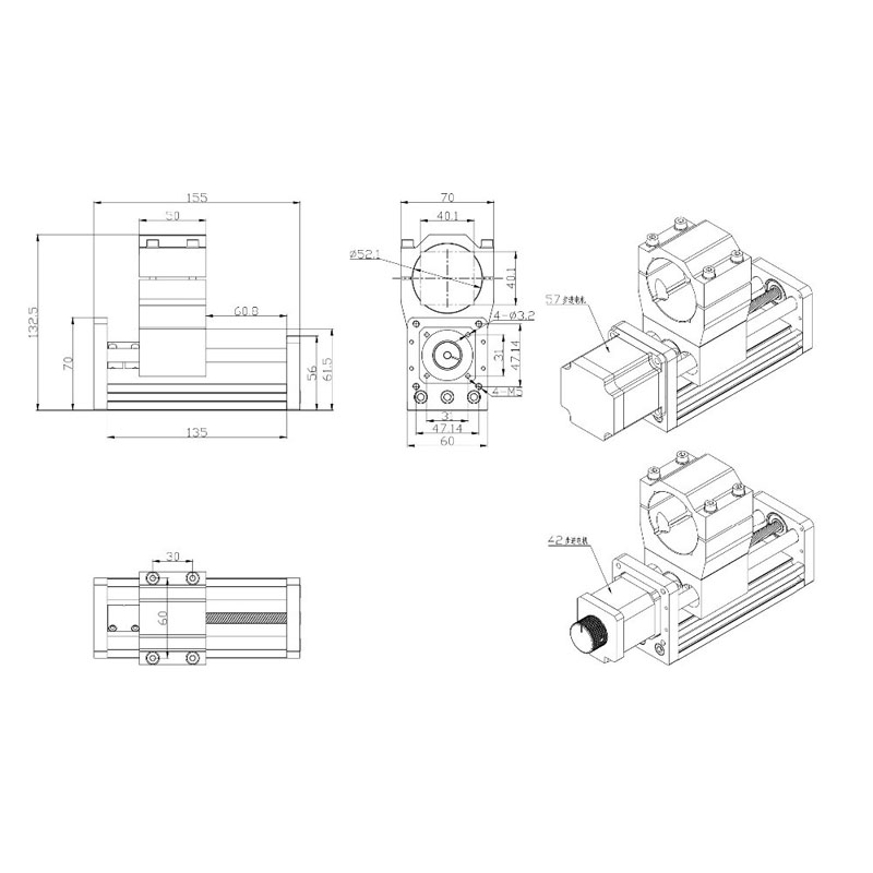 Moduł osi Z CNC 3018 z otworem – 3018 Aluminium Cnc recenzja i cena