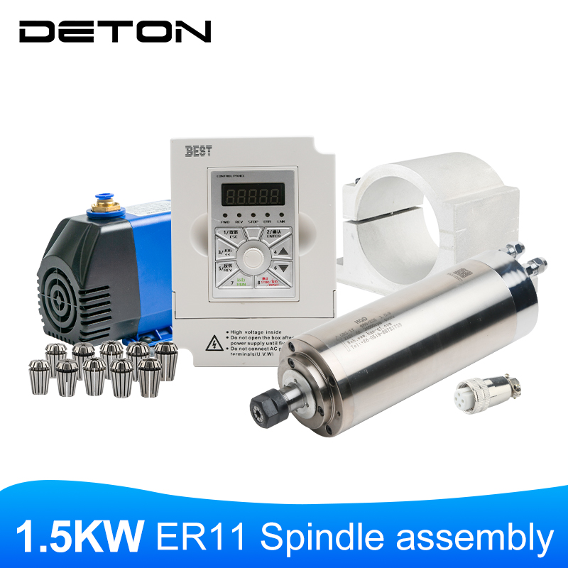 Zestaw wrzeciona GDZ-17 1.5KW  – Water Cooled Spindle recenzja i cena