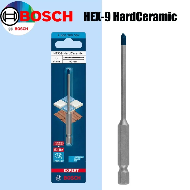 Wiertła ceramiczne BOSCH Hex-9 – Drill Bit Set recenzja i cena
