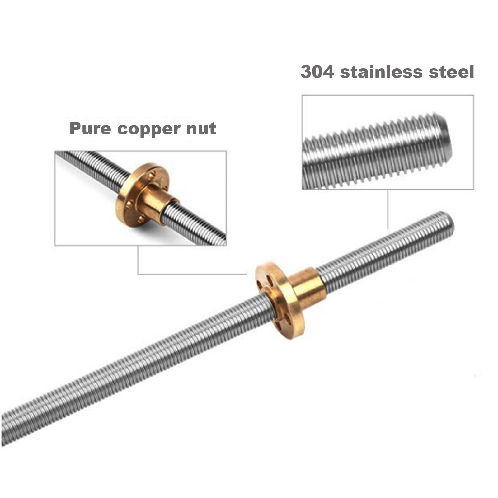 Śruba trapezowa T10 ze stali n – Lead Screw 8Mm recenzja i cena