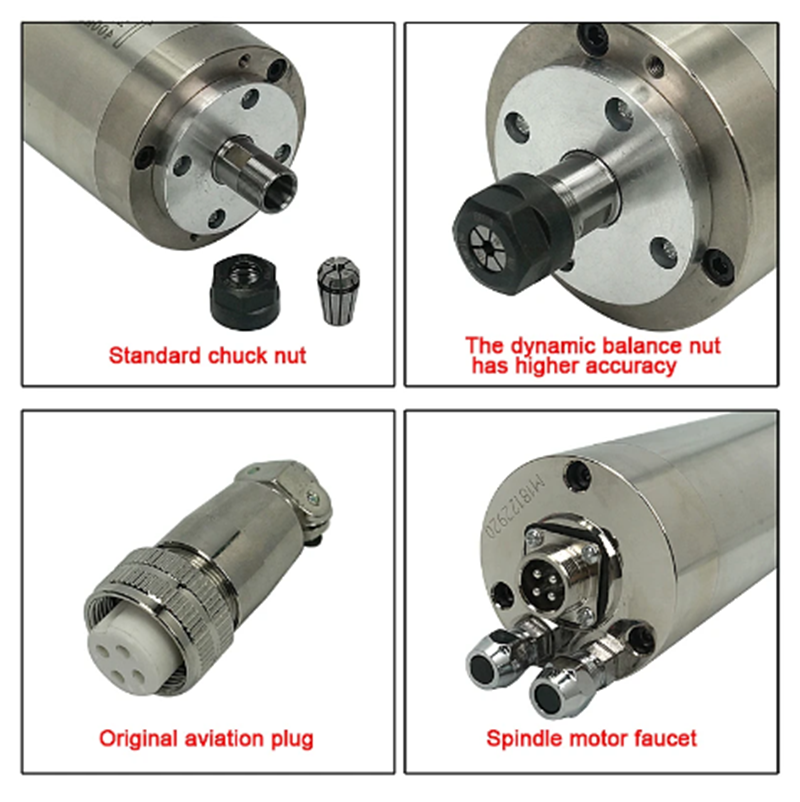 65X195-800W-ER11-220V silnik w – Water Cooled Spindle recenzja i cena